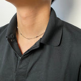 rhombus chain necklace