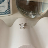 crystal flower cartilage pierce