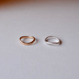 wave thin ring