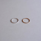 twist thin ring