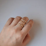 luxury overlap ring