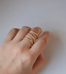 luxury overlap ring