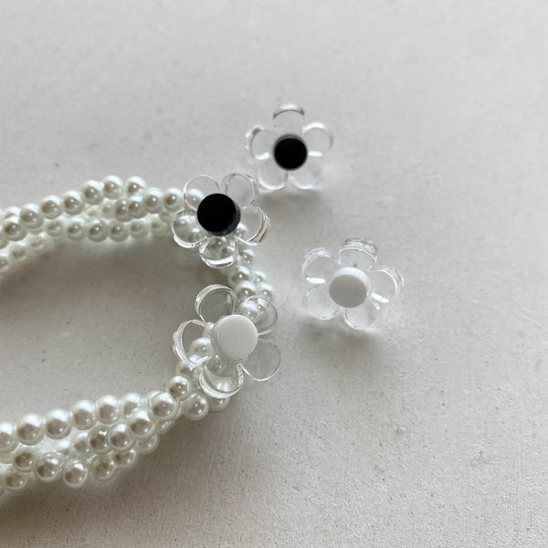 clear flower pierce
