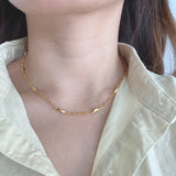 rhombus chain necklace