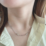 rhombus chain necklace