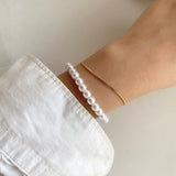 shiny thin bracelet