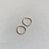 grains thin ring (silver925)