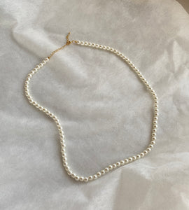 pearl linking long necklace