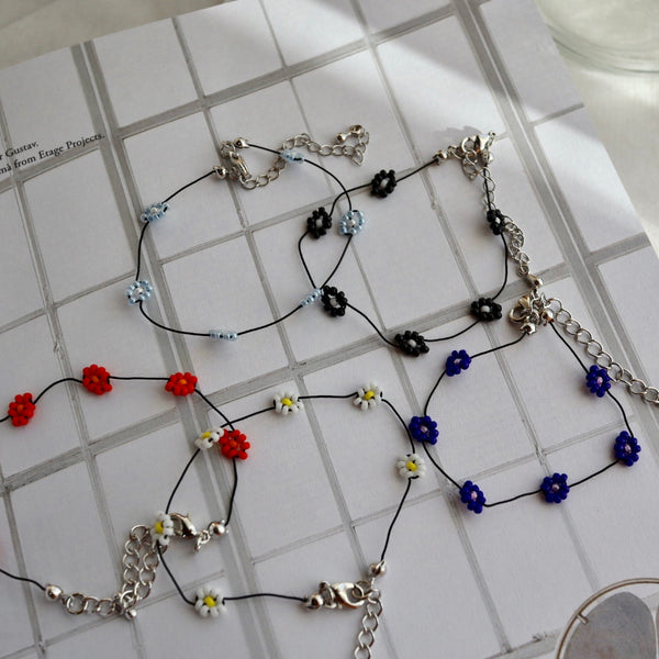 flower beads bracelet