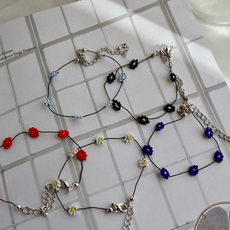 flower beads bracelet