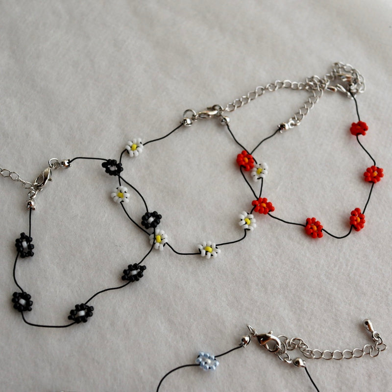 flower beads bracelet