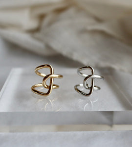 shiny entangle ring