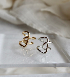 shiny entangle ring