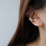 distorted matte ear cuff