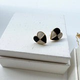 monochrome heart pierce
