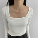 pearl × natural stone necklace