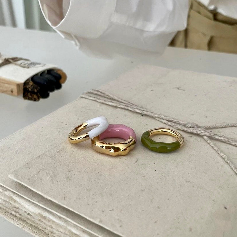 thick bi-color ring