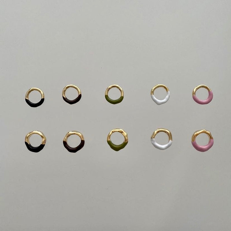 thin bi-color ring