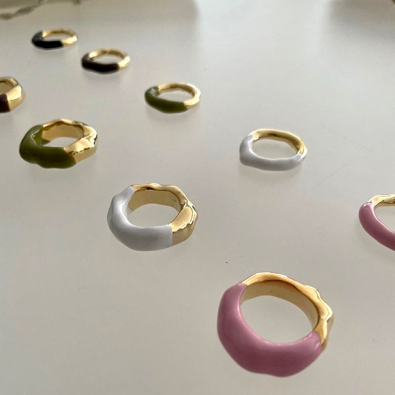 thick bi-color ring