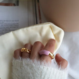 thick bi-color ring