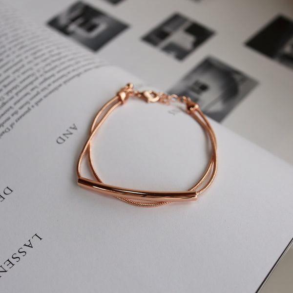 bent tube bracelet