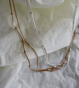 dot & smooth necklace