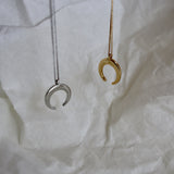 crescent moon necklace