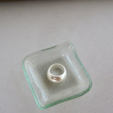 shiny white acryl ring