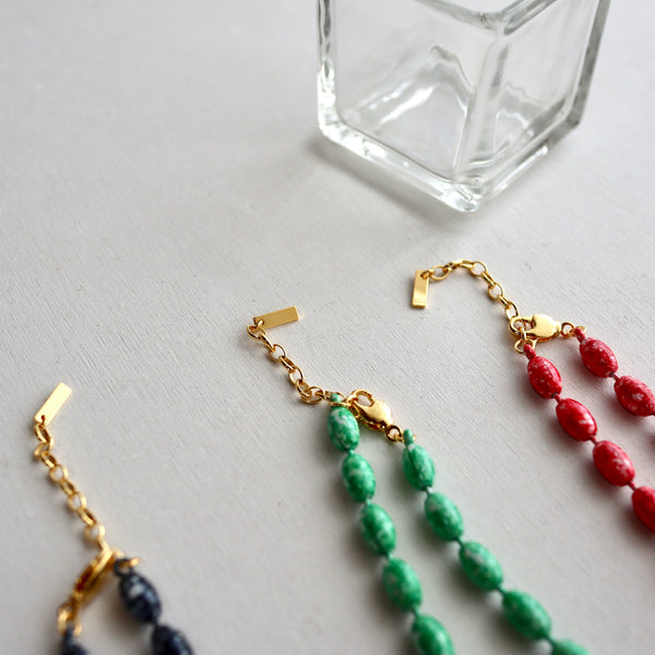 marble coating necklace
