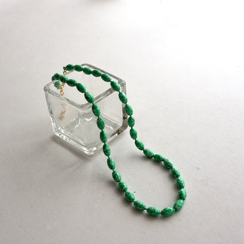marble coating necklace