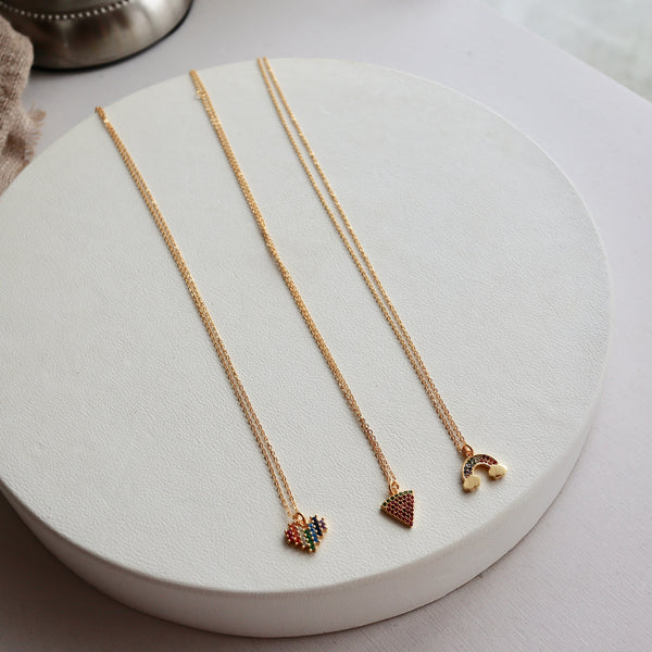 colorful pop necklace