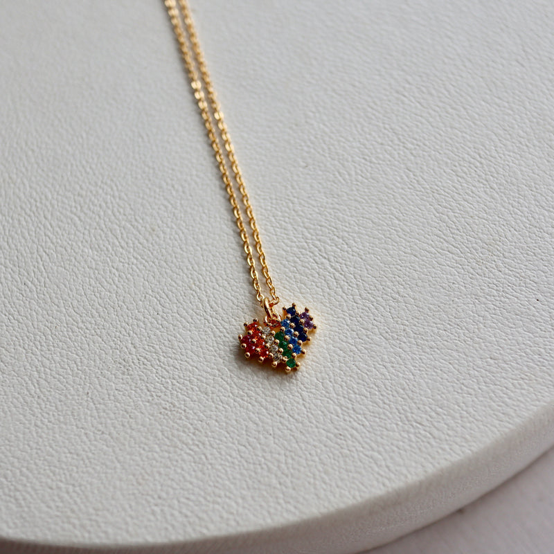 colorful pop necklace