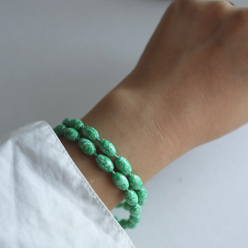 marble coating necklace