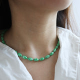 marble coating necklace
