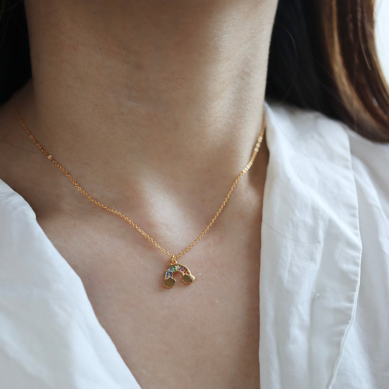 colorful pop necklace