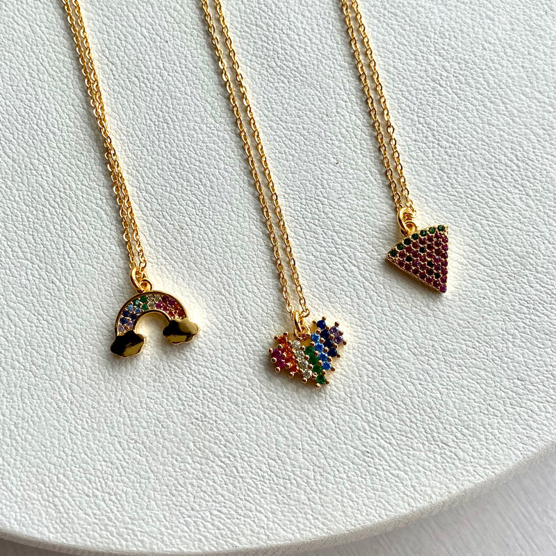 colorful pop necklace