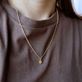 delicate cosmos necklace