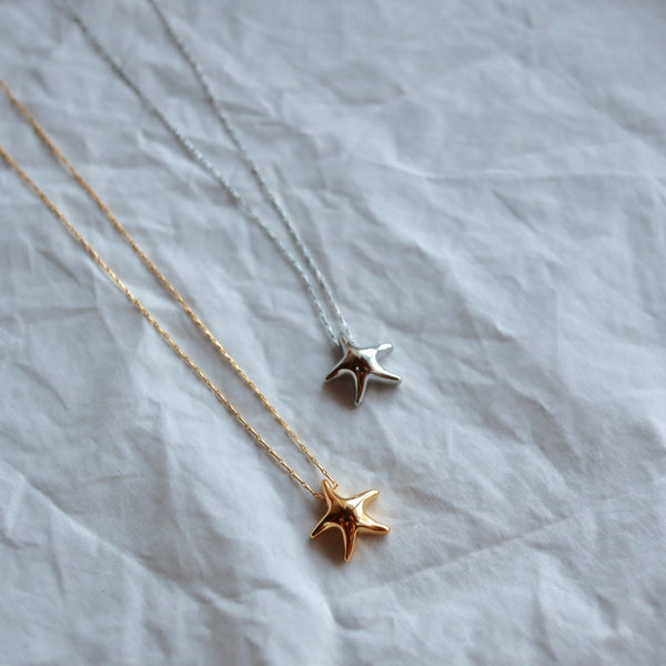 puffy starfish necklace