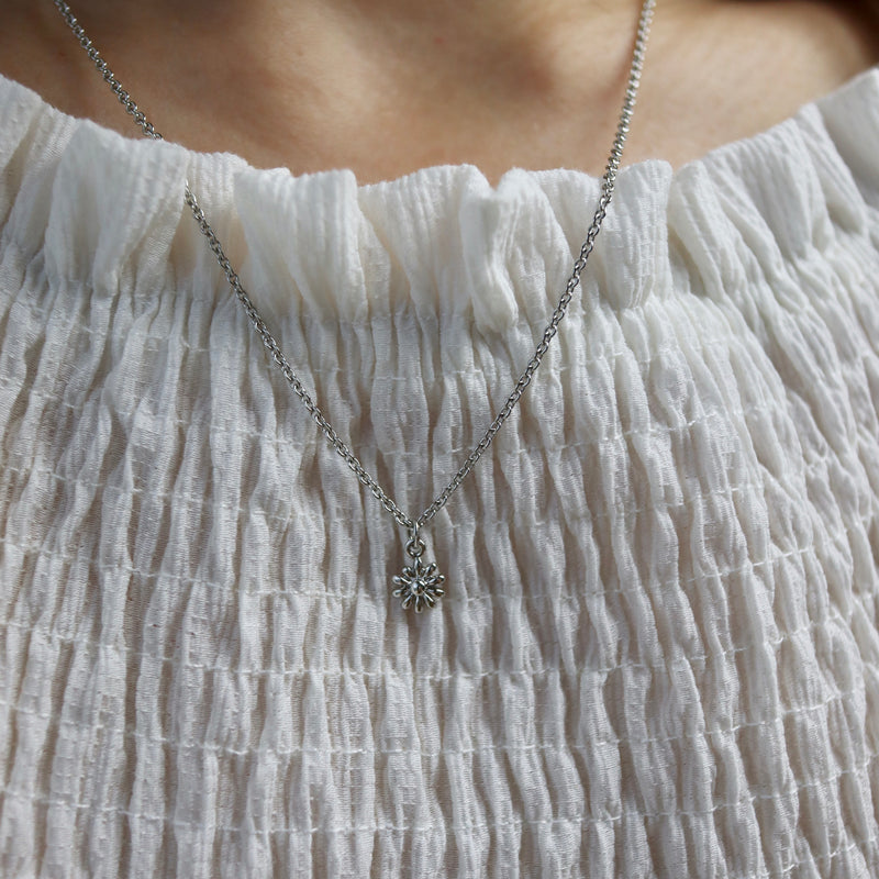 delicate cosmos necklace