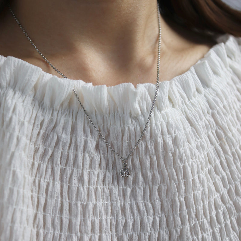 delicate cosmos necklace