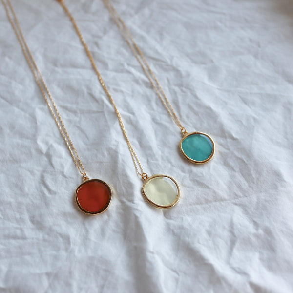 color grass necklace
