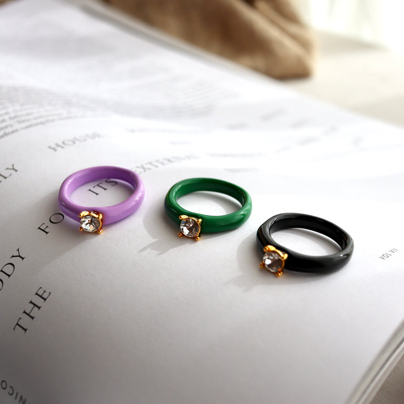 zir color crown ring