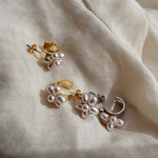 flower point pearl pierce
