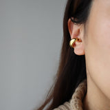 shiny plump earring & ear cuff