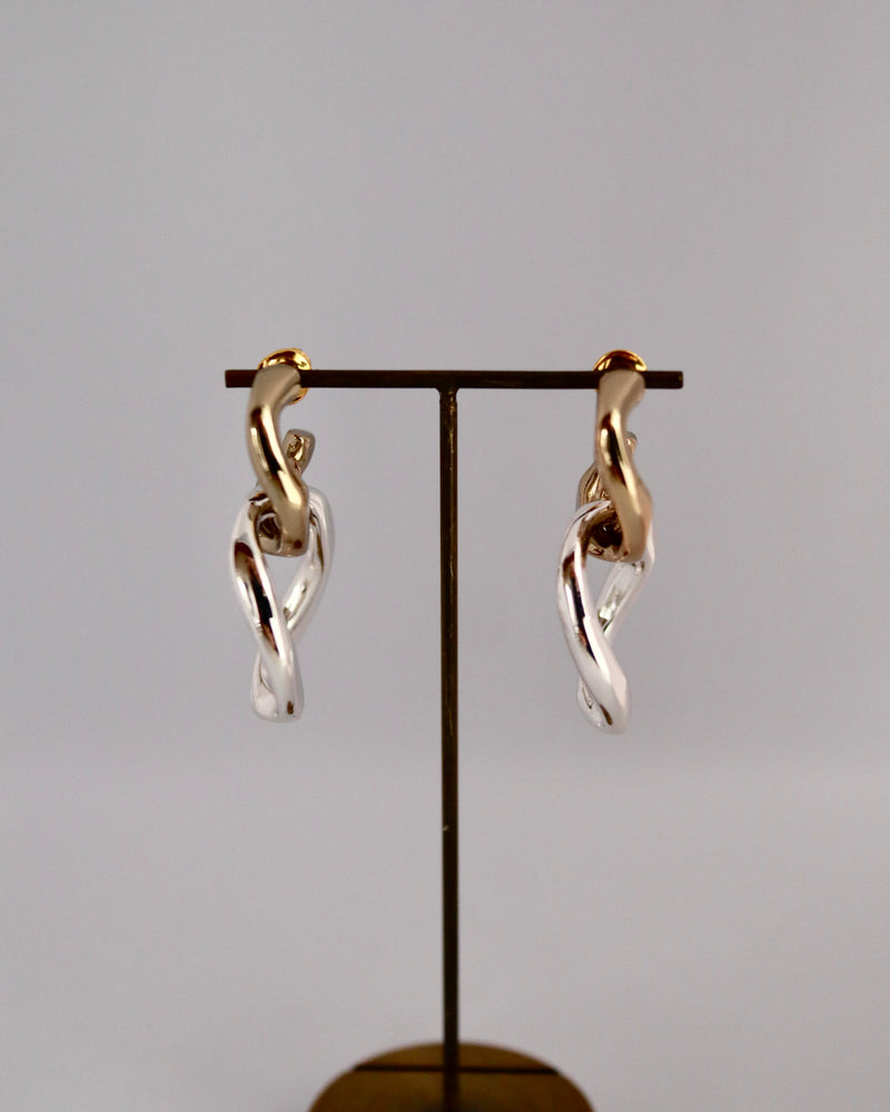 shiny hoop golsil pierce