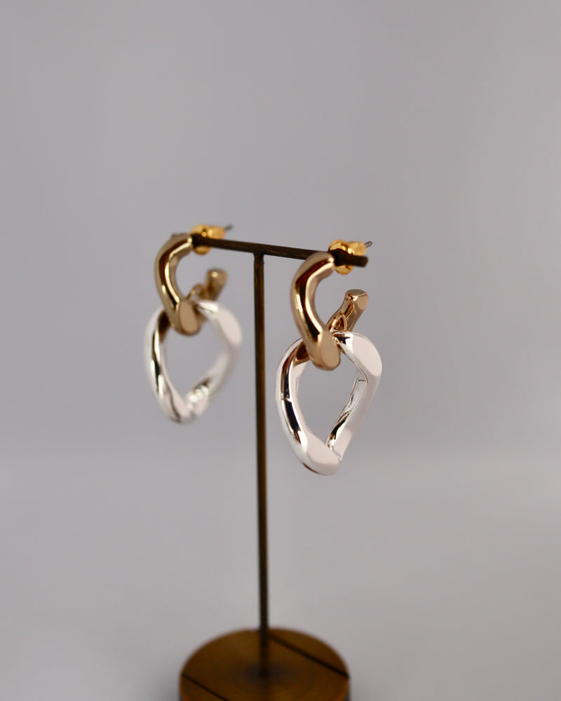 shiny hoop golsil pierce