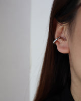 wavy curl earring & earcuff