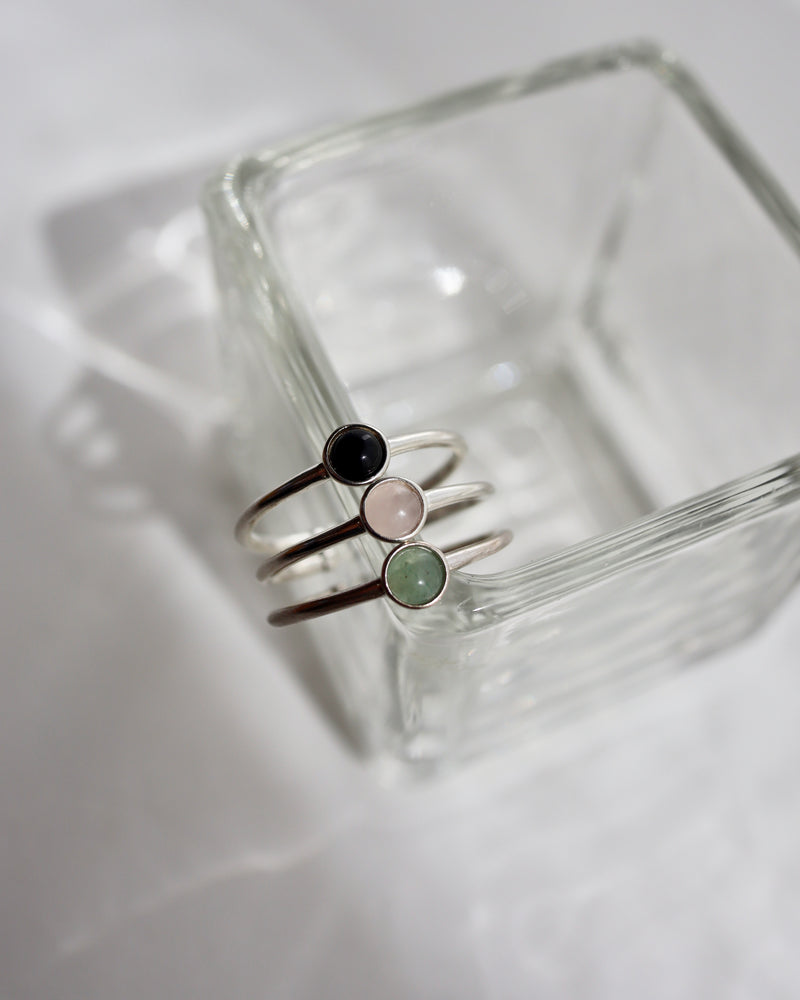 gemstone × silver925 Ⅱ limited ring