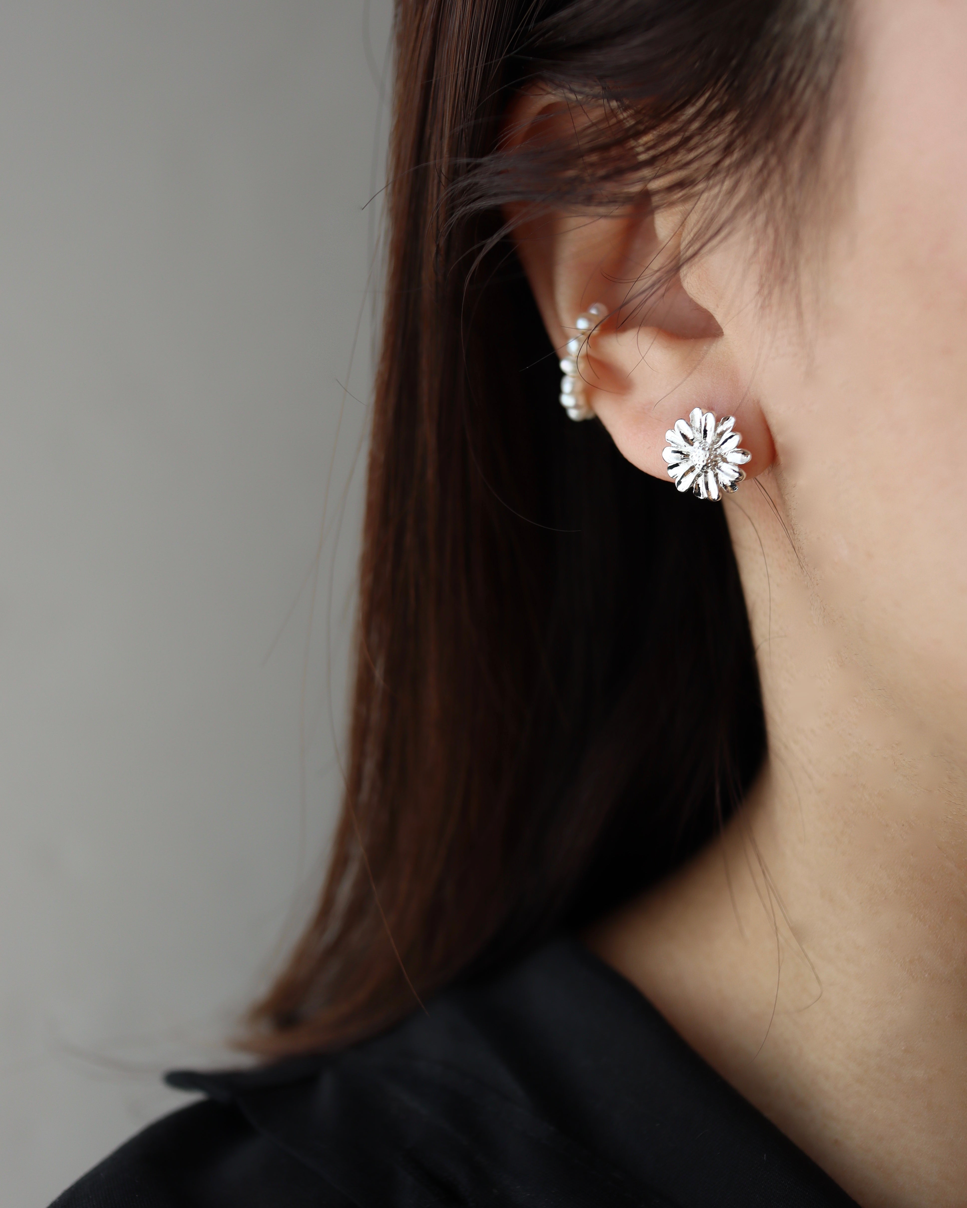 ぐみ様　ゼクシィ掲載 flua butterfly flower ピアス graceful flower pierce - beller