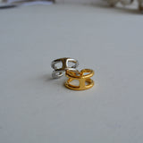 H silhouette ring